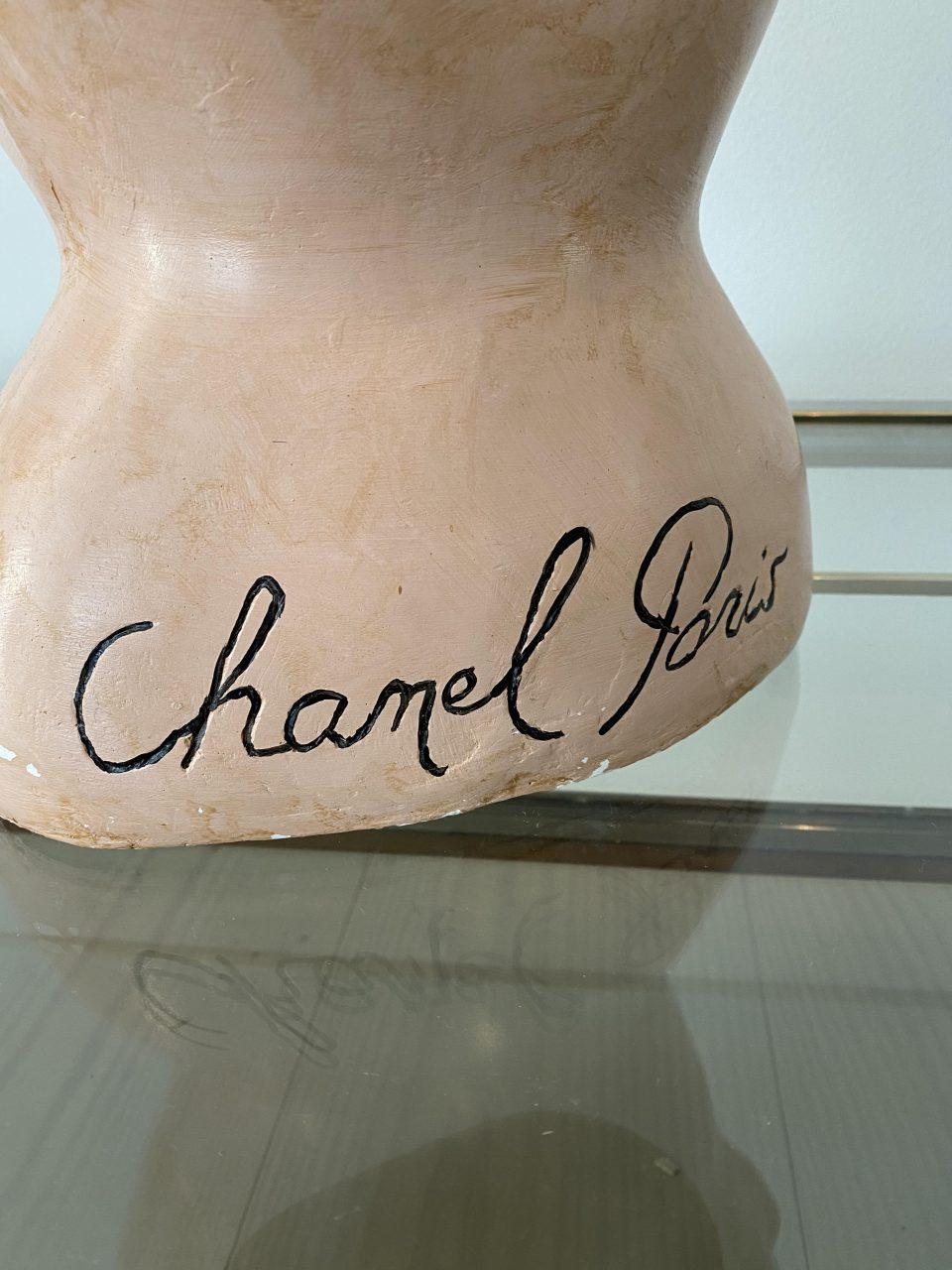 Plaster Figurine / Bust – Chanel 1940s 1