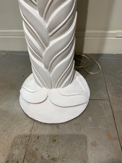 Lampadaire français en plâtre, circa 1970