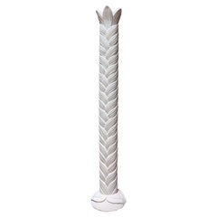 Lampada da terra in gesso Francia circa 1970
