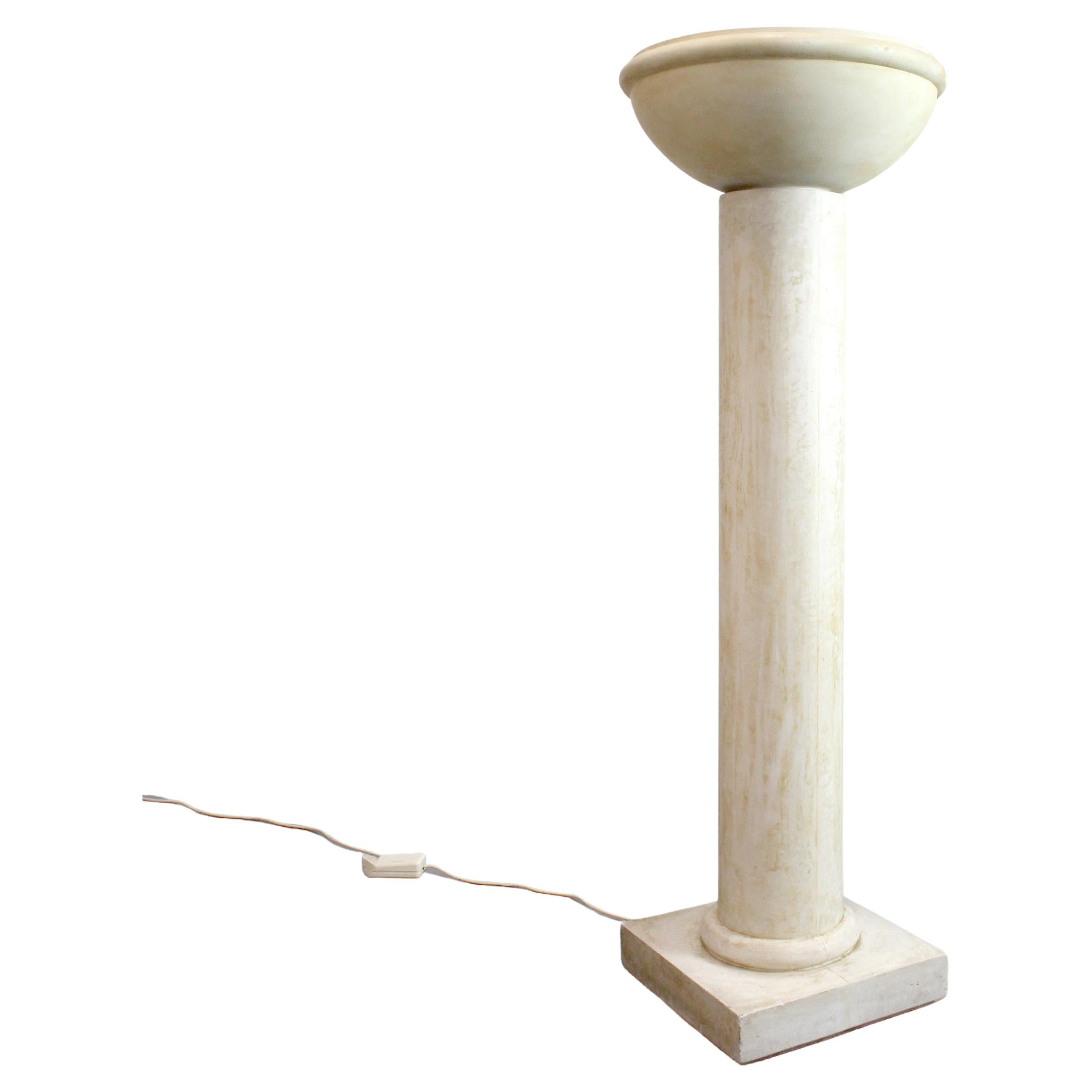 Lampadaire en plâtre avec finition en stuc vénitien - C.I.C. - Espagne