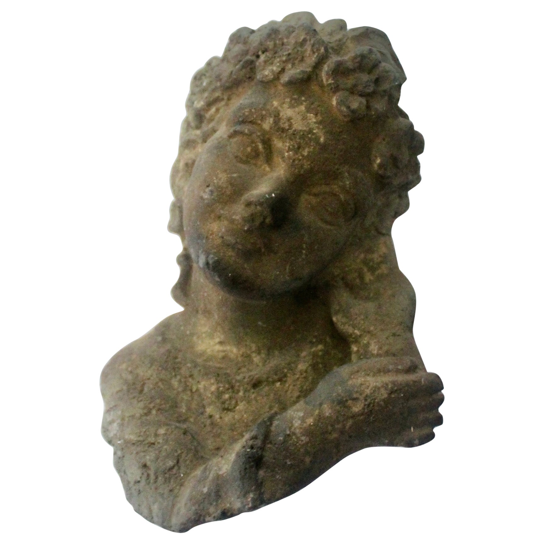 Fragment de plâtre d'un enfant