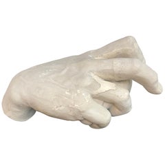 Plaster Hand Sculpture