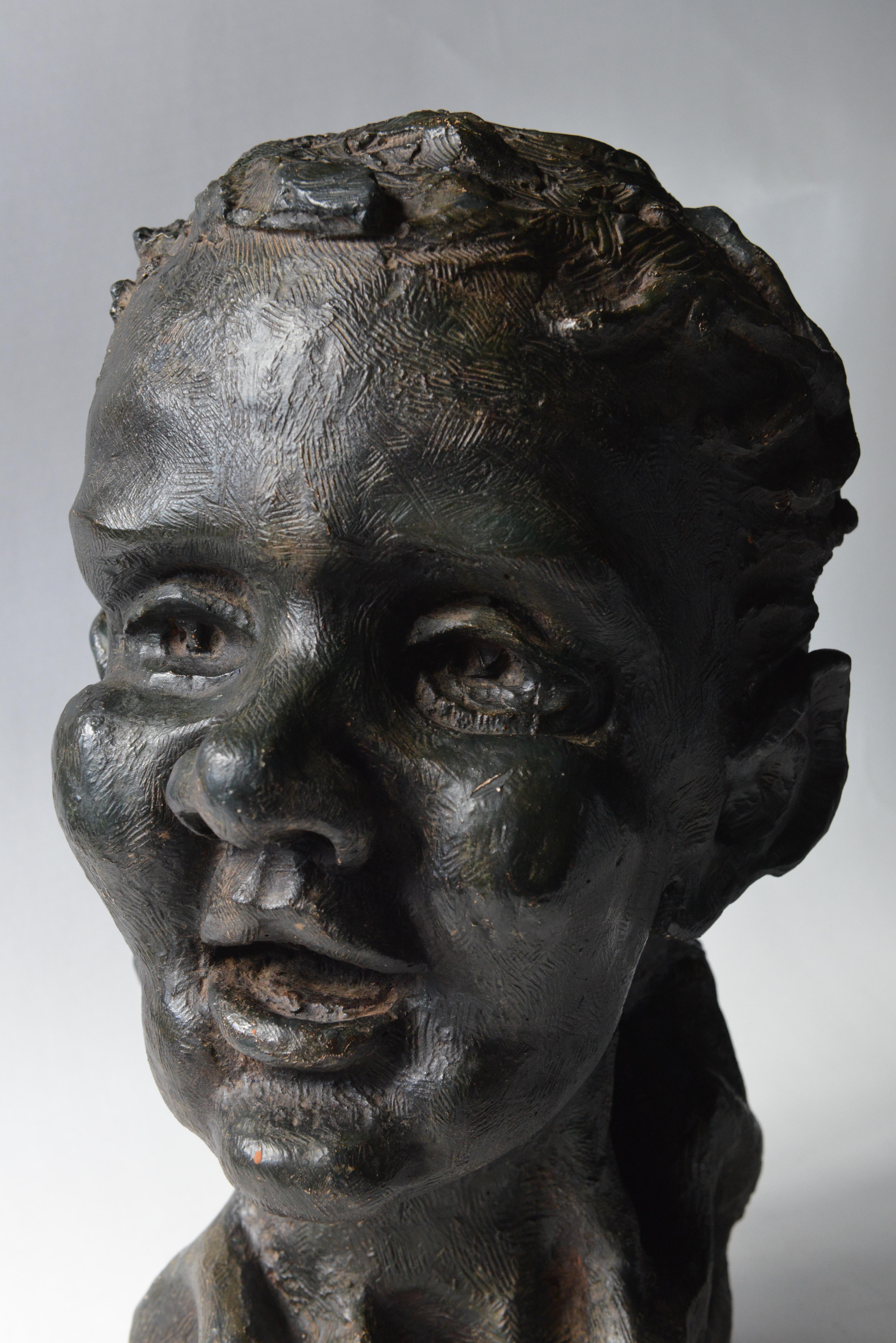Plaster Head of a Woman For Sale 9