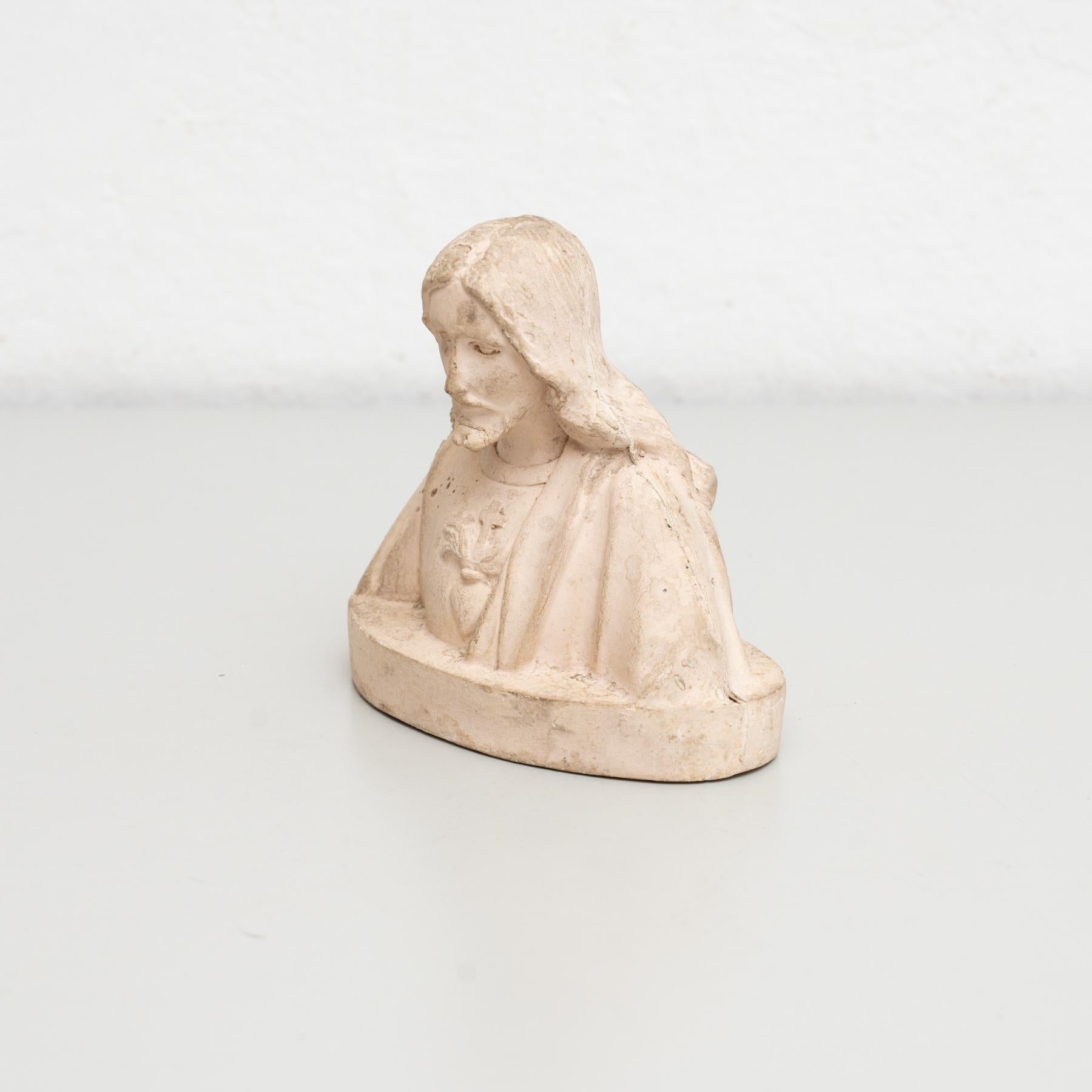 Plaster Jesus Christ Traditional Figure, circa 1950 For Sale 7