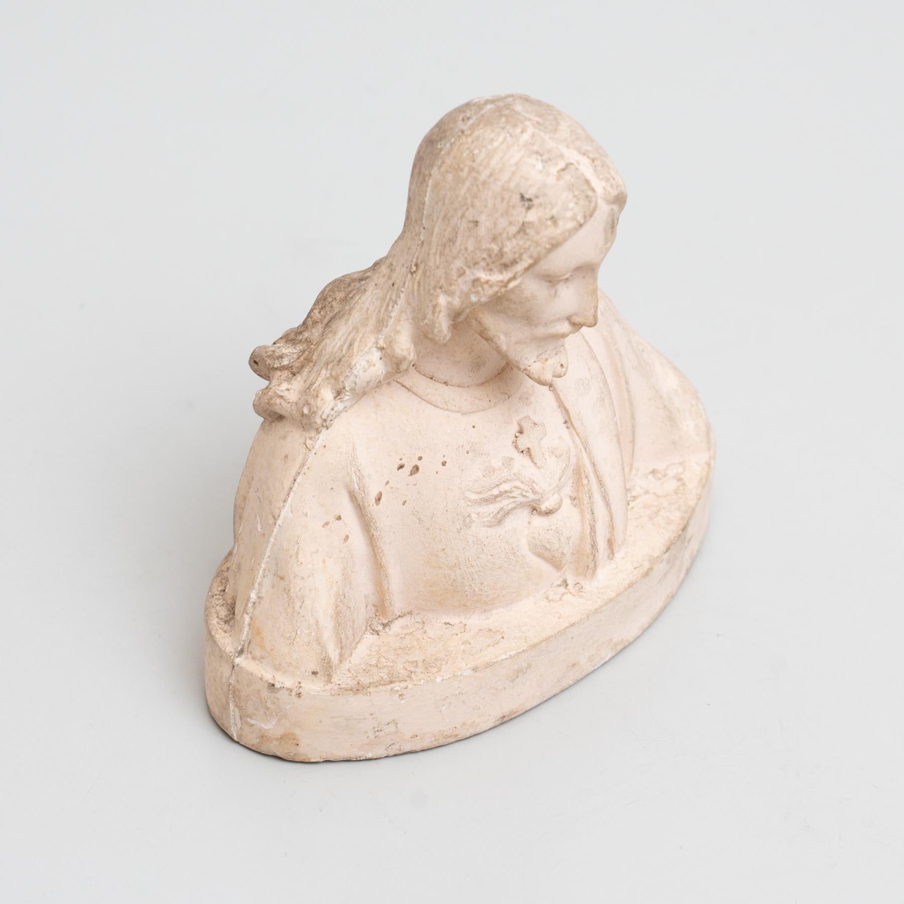 Plaster Jesus Christ Traditional Figure, circa 1950 For Sale 10