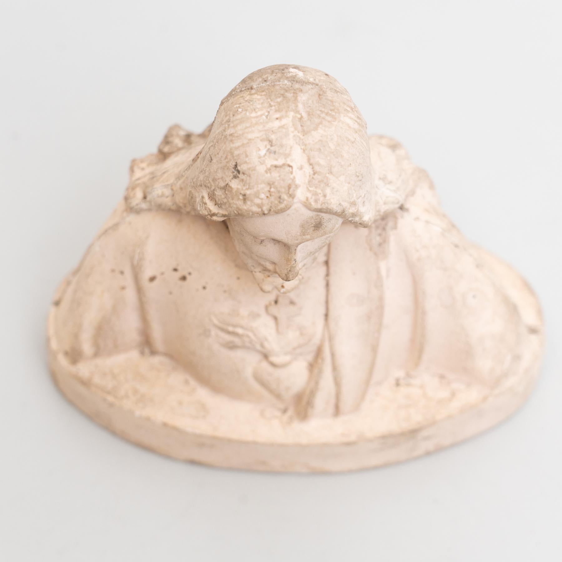 Mid-20th Century Plaster Jesus Christ Traditional Figure, circa 1950 For Sale