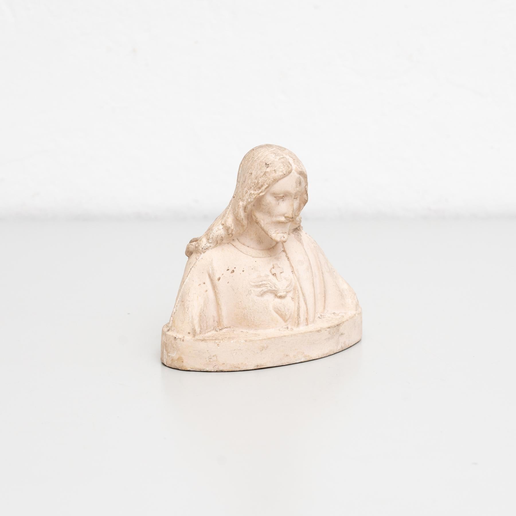 Plaster Jesus Christ Traditional Figure, circa 1950 For Sale 1