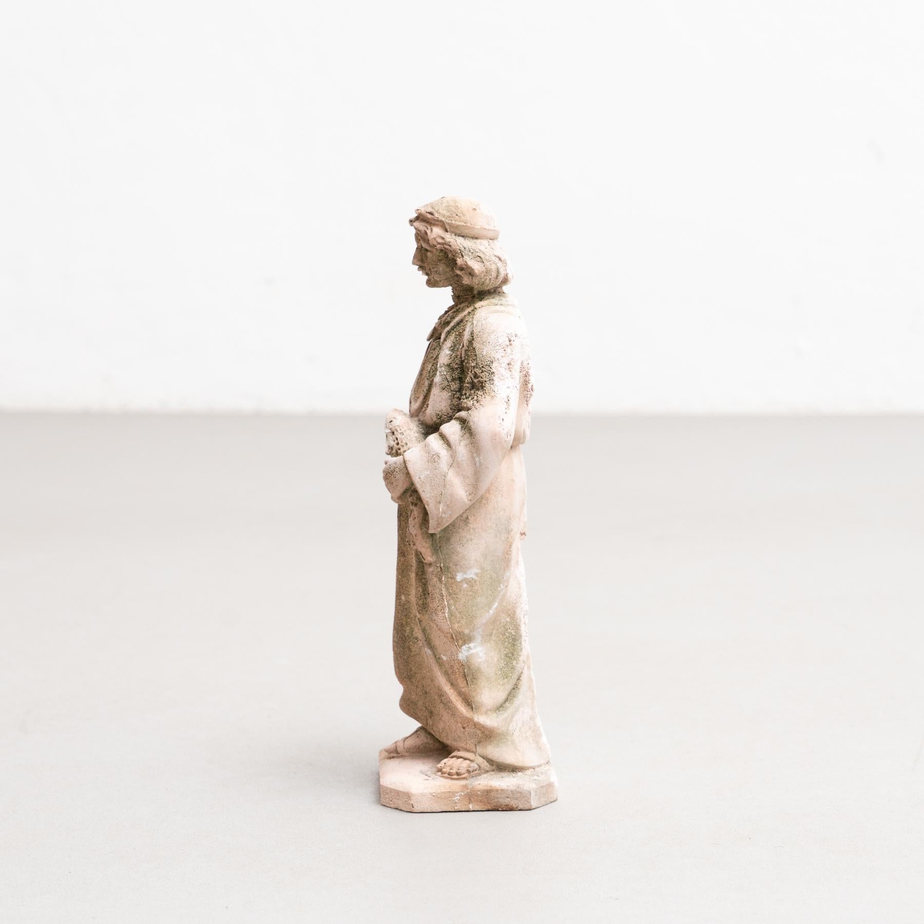 Plaster Jesus Traditional Figure, circa 1950 For Sale 5