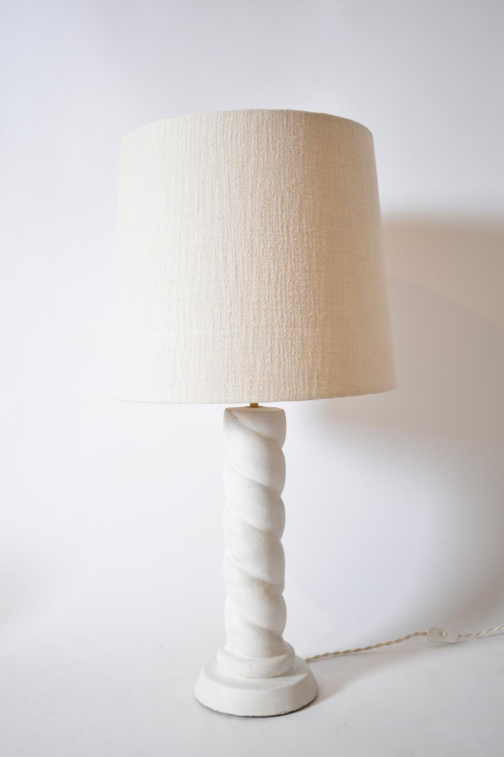 Gipslampe, 1940er Jahre. im Zustand „Hervorragend“ im Angebot in Lisboa, PT