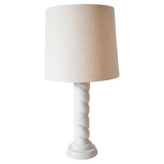 Lampe en plâtre, années 1940.