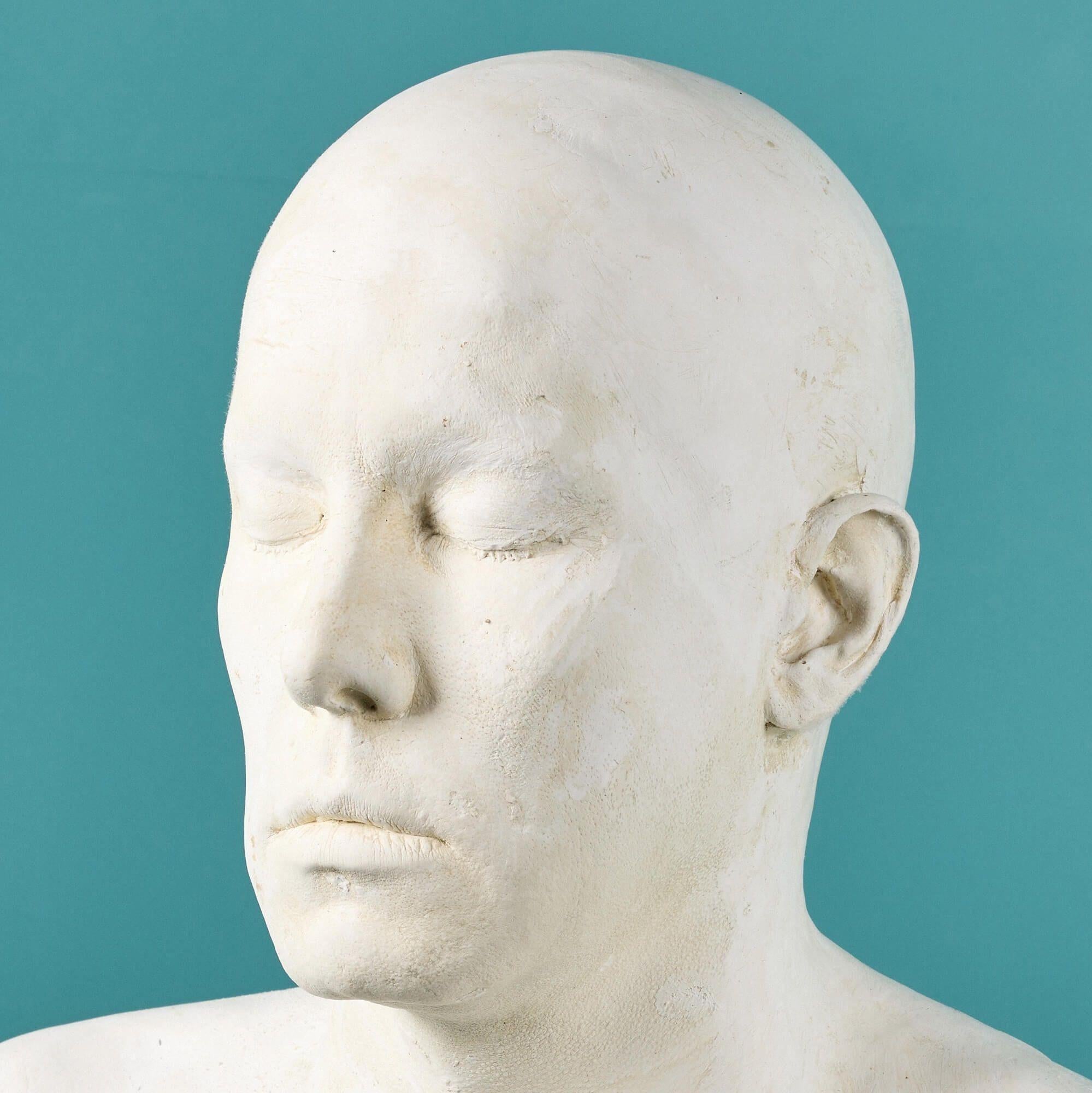 Nordamericano Calco in gesso del volto di Keith Buterbaugh Ex. Collezione Tucker in vendita