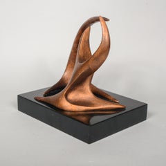 Plaster Maquette Abstract Sculpture by Elinore Gallas Bloomfield