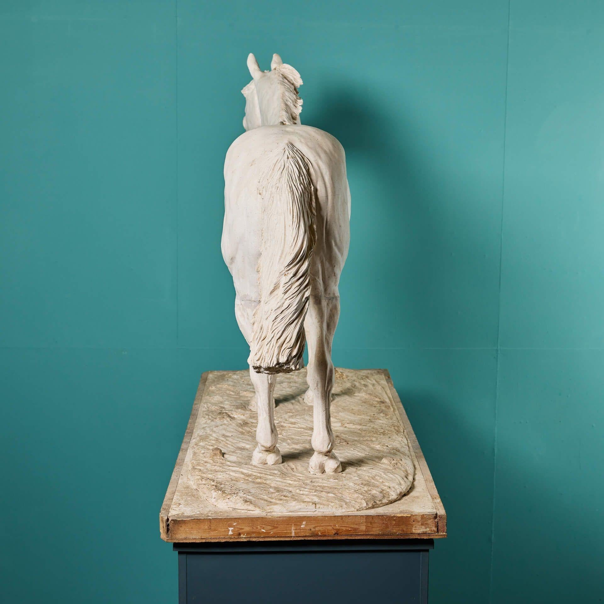 English Plaster Maquette of Red Rum by Annette Yarrow For Sale