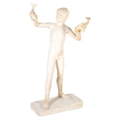 Gips-Maquette-Skulptur eines jungen Jungen