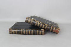 Plaster miniatures of the Parthenon frieze in a box resembling books, Grand Tour