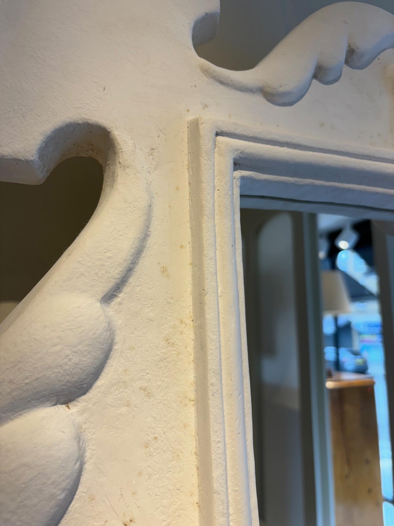 Plaster Mirror after Serge Roche (1898-1988) For Sale 4