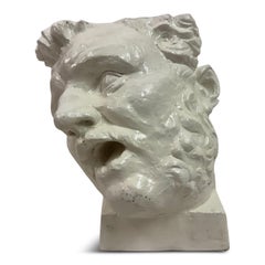 Plaster Model Of a Classical Male Head