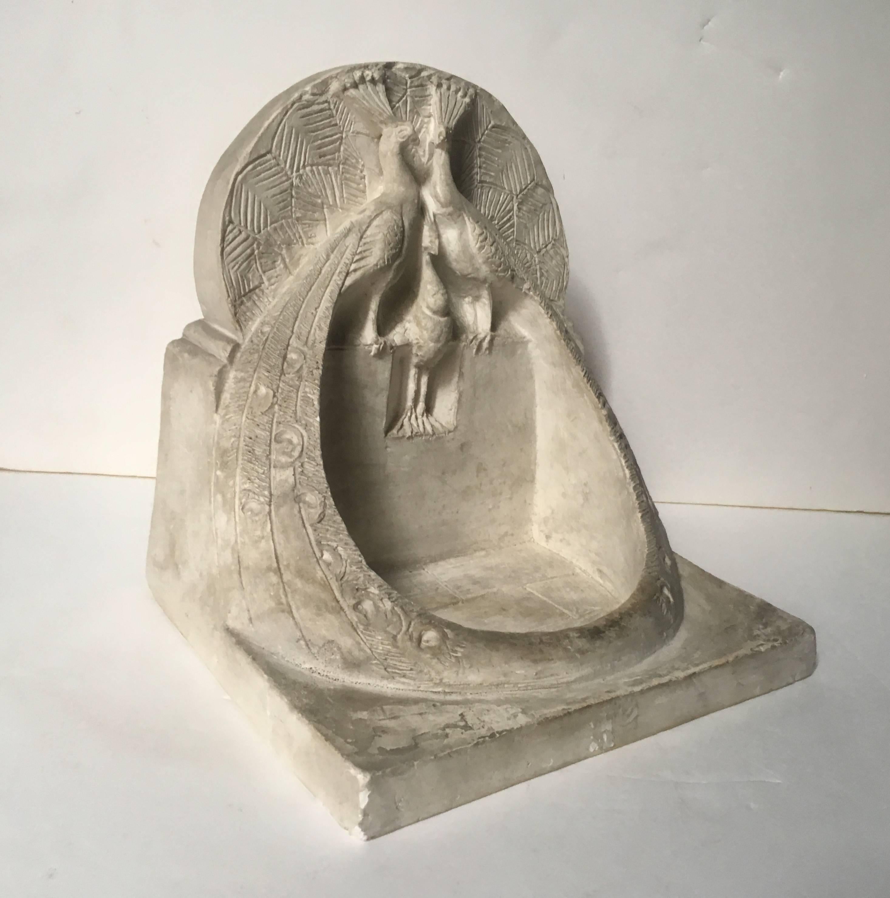 Plaster of Fountain by French Painter and Sculptor François d'Albignac In Good Condition For Sale In Paris, ile de france