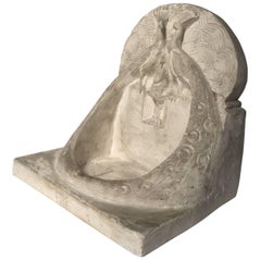 Plaster of Fountain by French Painter and Sculptor François d'Albignac