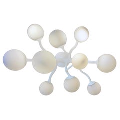 Applique “Opaline Organic Form” in gesso di Parigi, Applique Republique