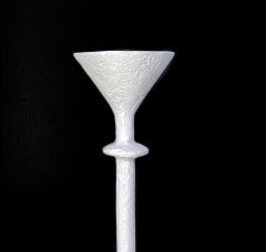 Lampadario in gesso di Parigi, 8 montanti, lampadario Vincennes Primo