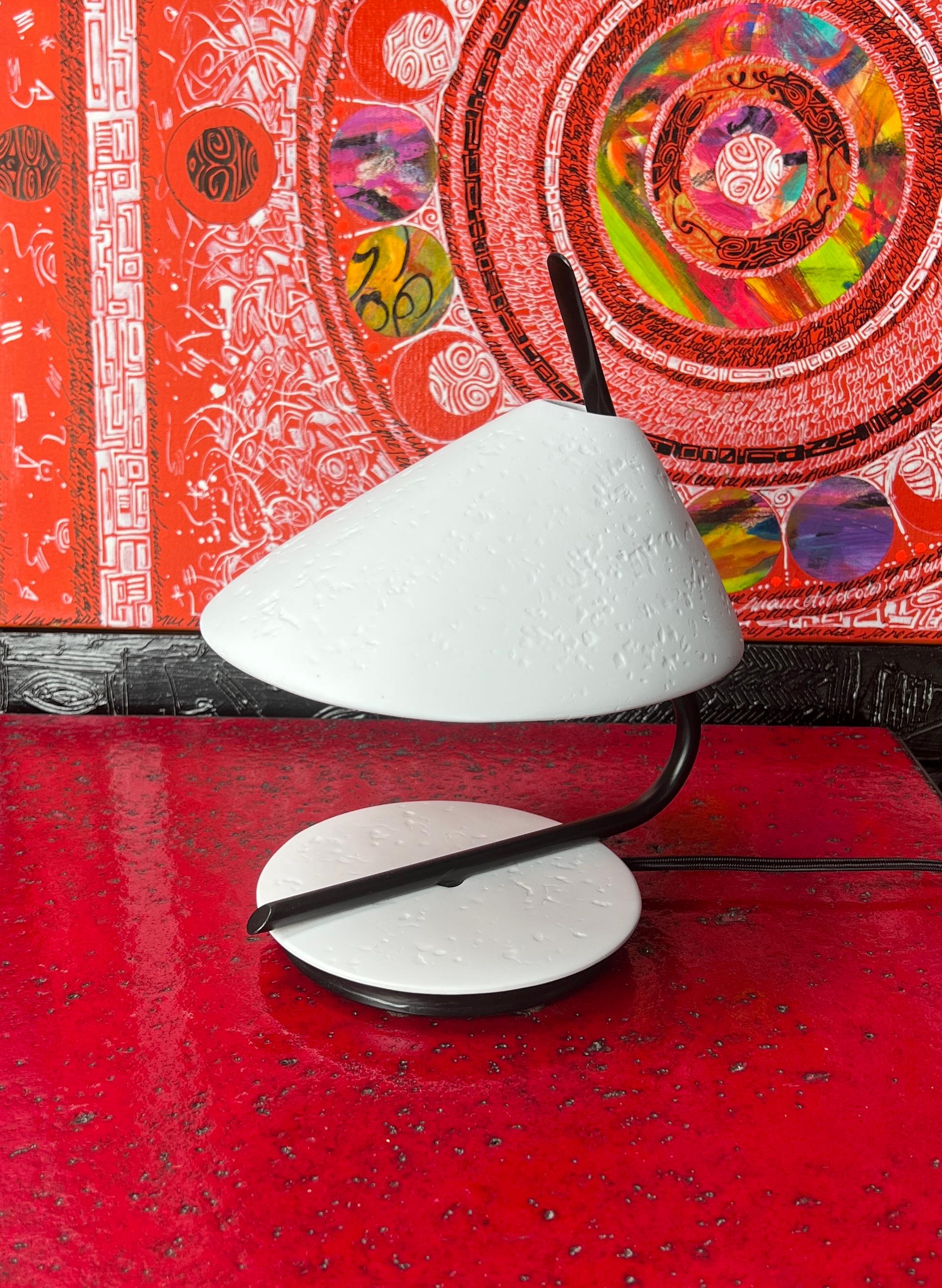 Mid-Century Modern Plaster of Paris Passy Table Lamp, By Bourgeois Boheme Atelier For Sale