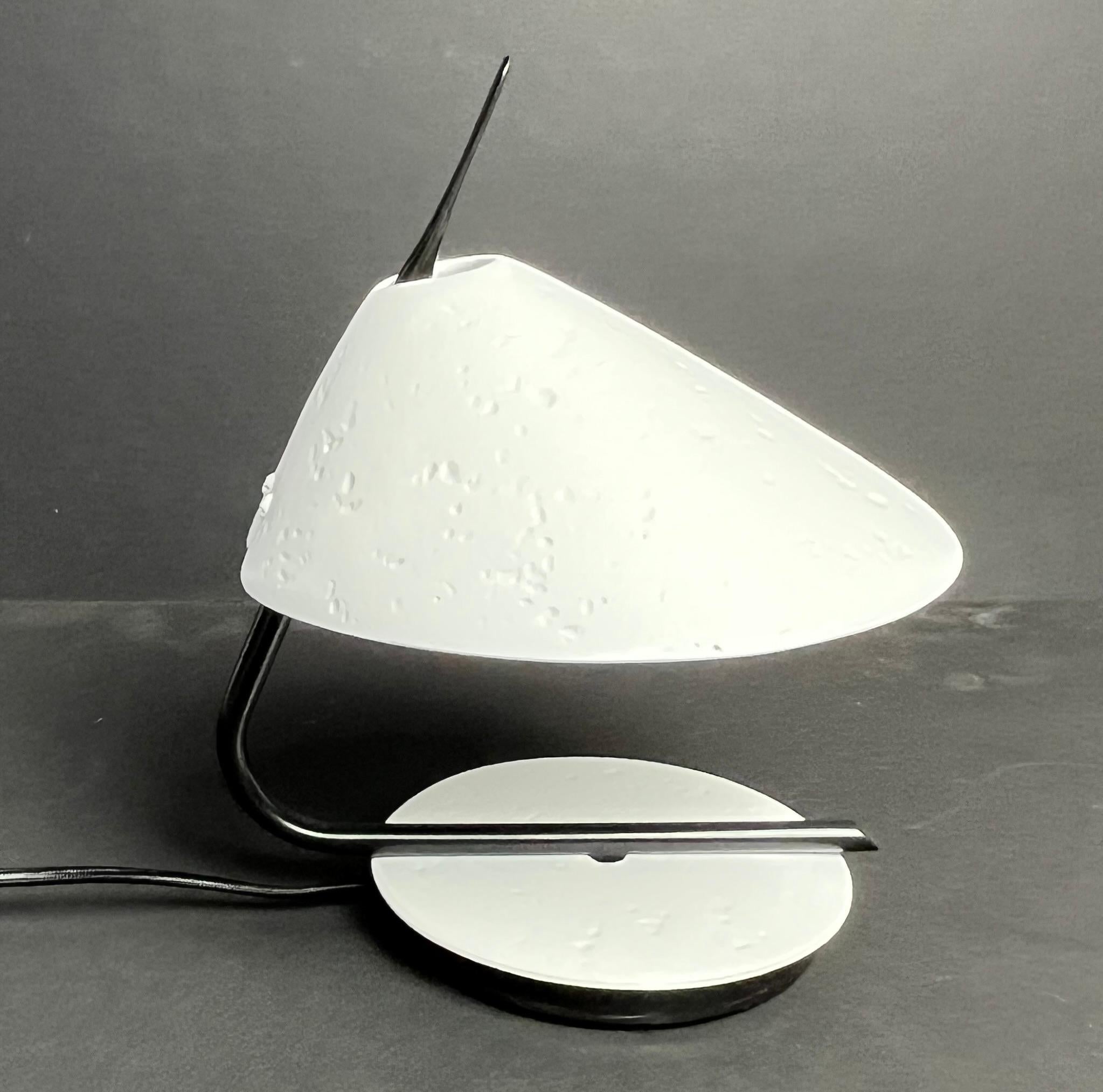 Steel Plaster of Paris Passy Table Lamp, By Bourgeois Boheme Atelier For Sale
