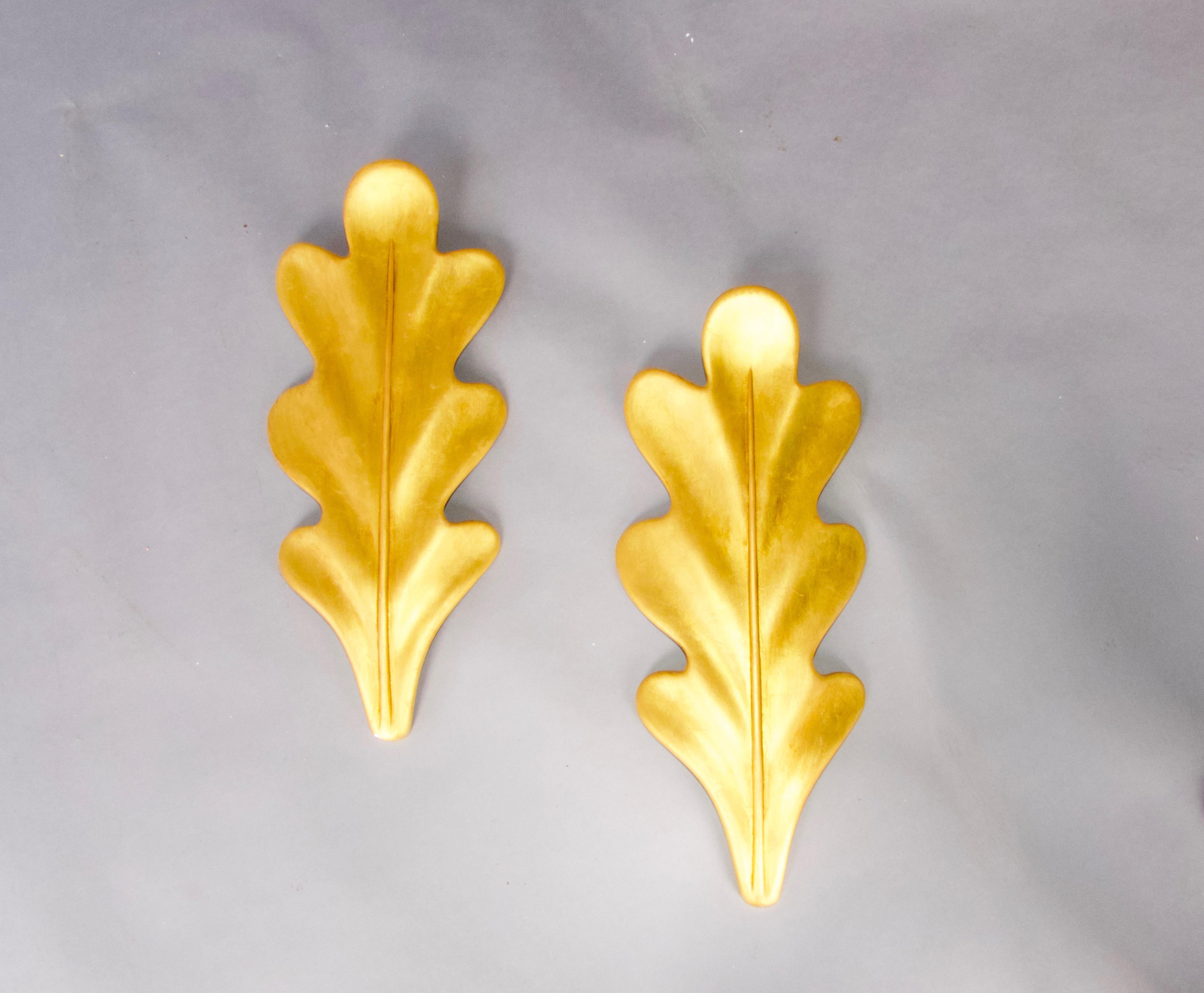 Pareja de apliques de escayola