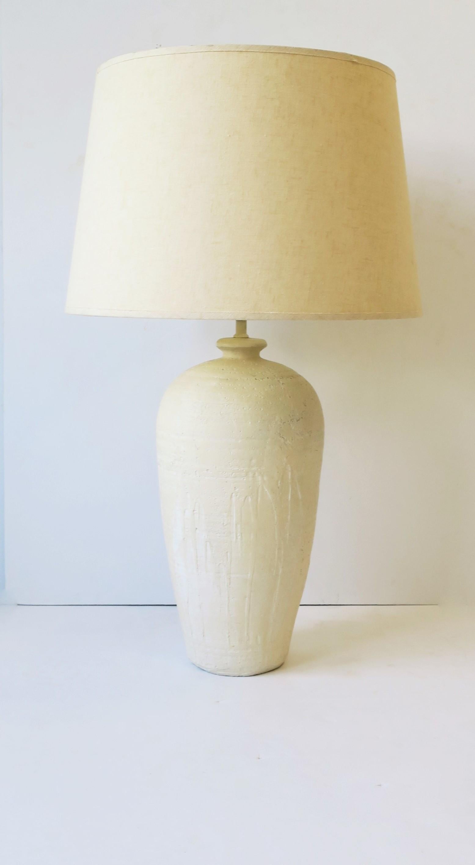 white table lamp