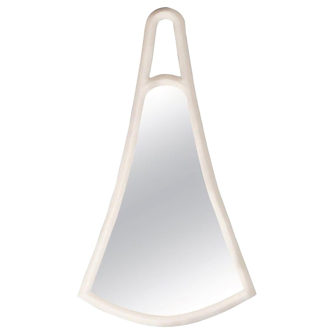 Plaster "Pyramides" Mirror #2 by Bourgeois Boheme Atelier For Sale