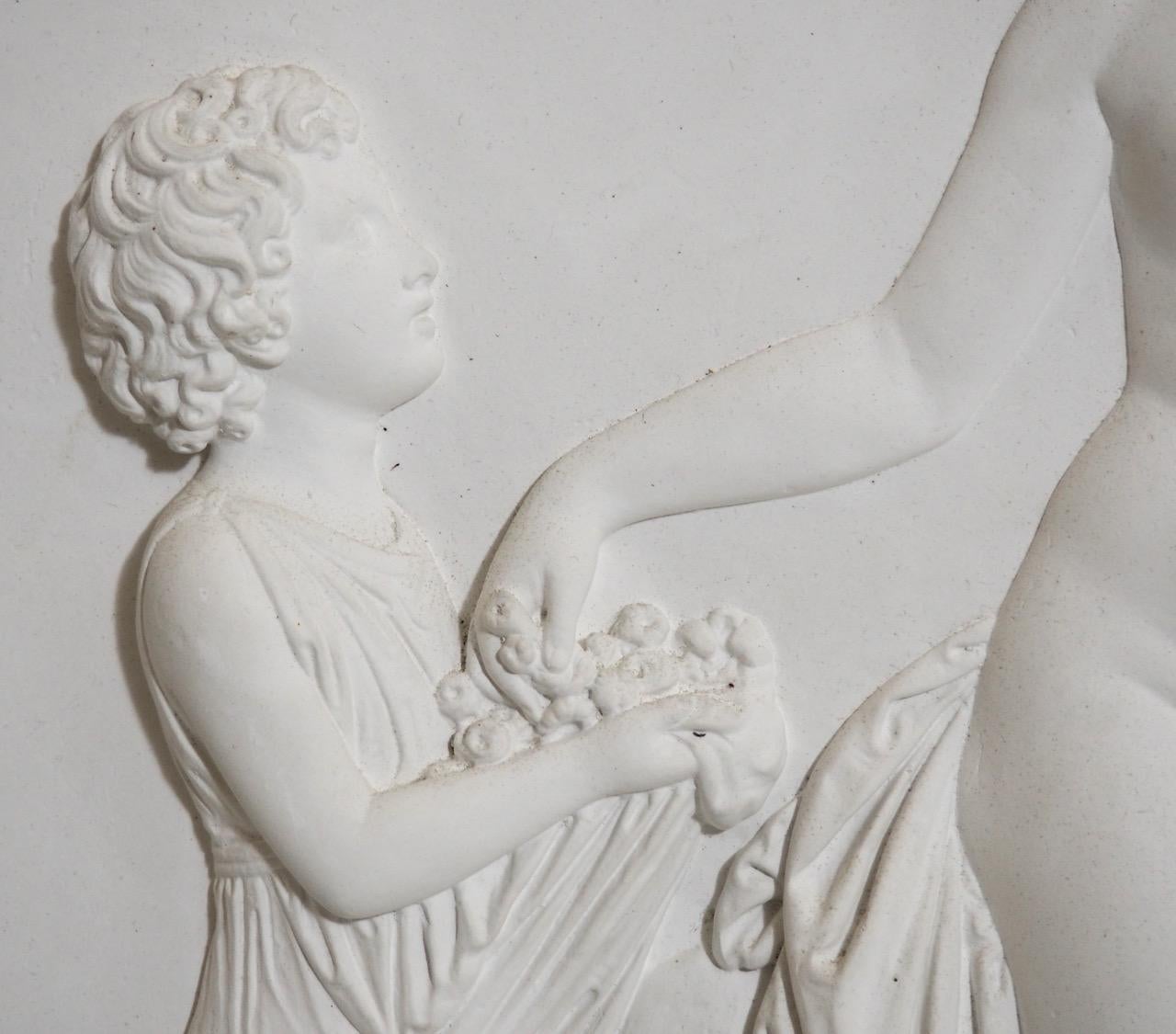 Danish Plaster Relief after Bertel Thorvaldsen