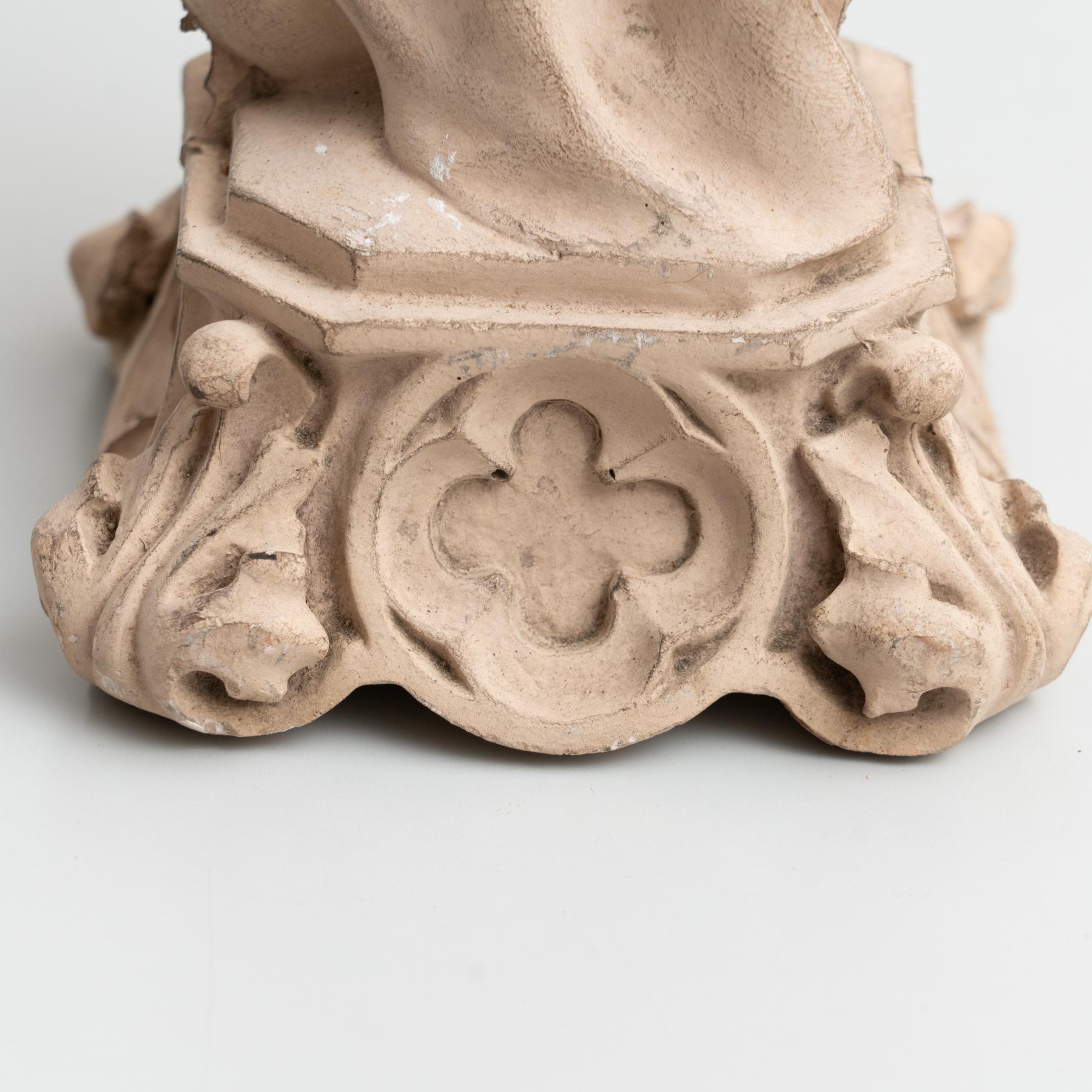 Plaster Religious Baby Jesus Christ Traditional Figure, circa 1950 6