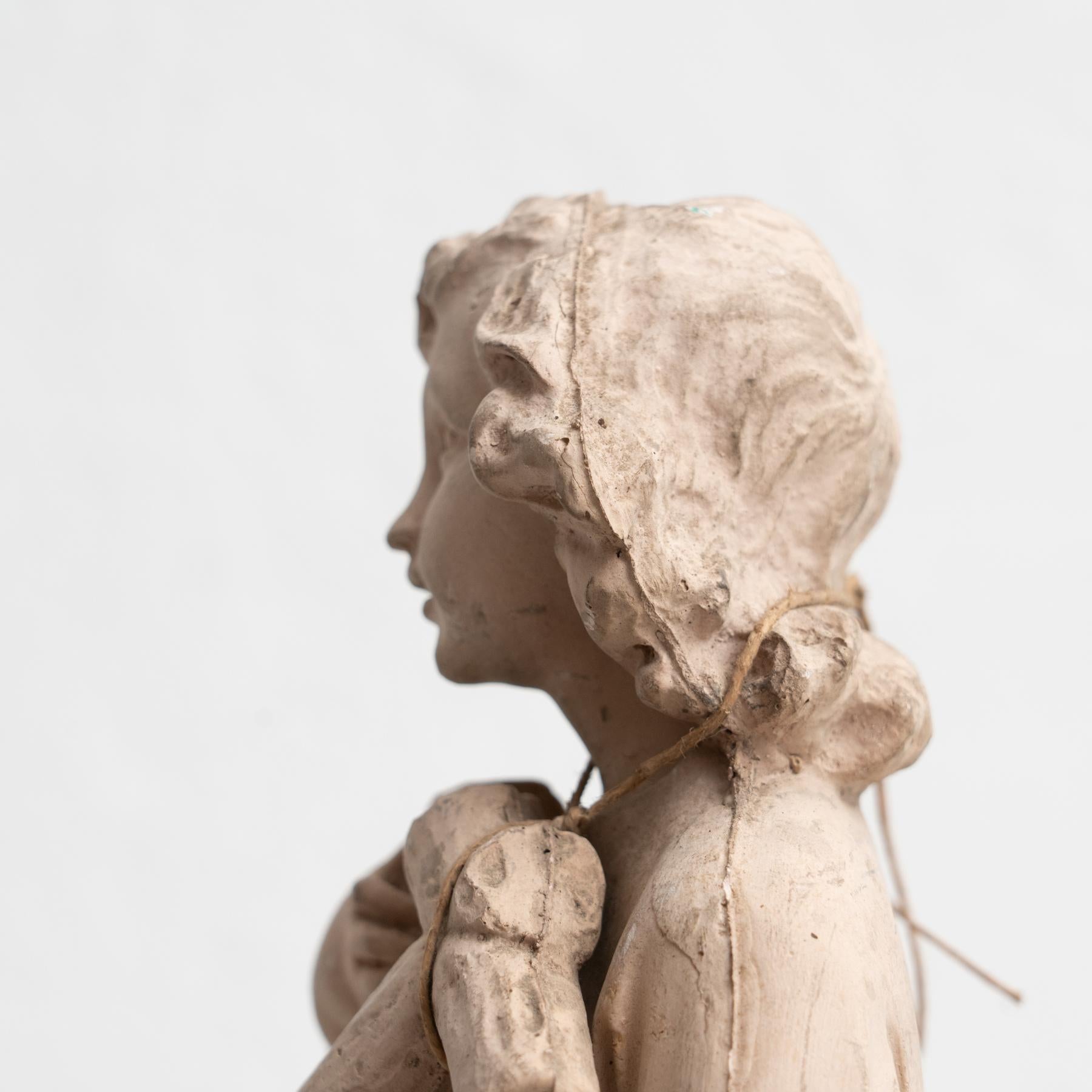 Plaster Religious Baby Jesus Christ Traditional Figure, circa 1950 8