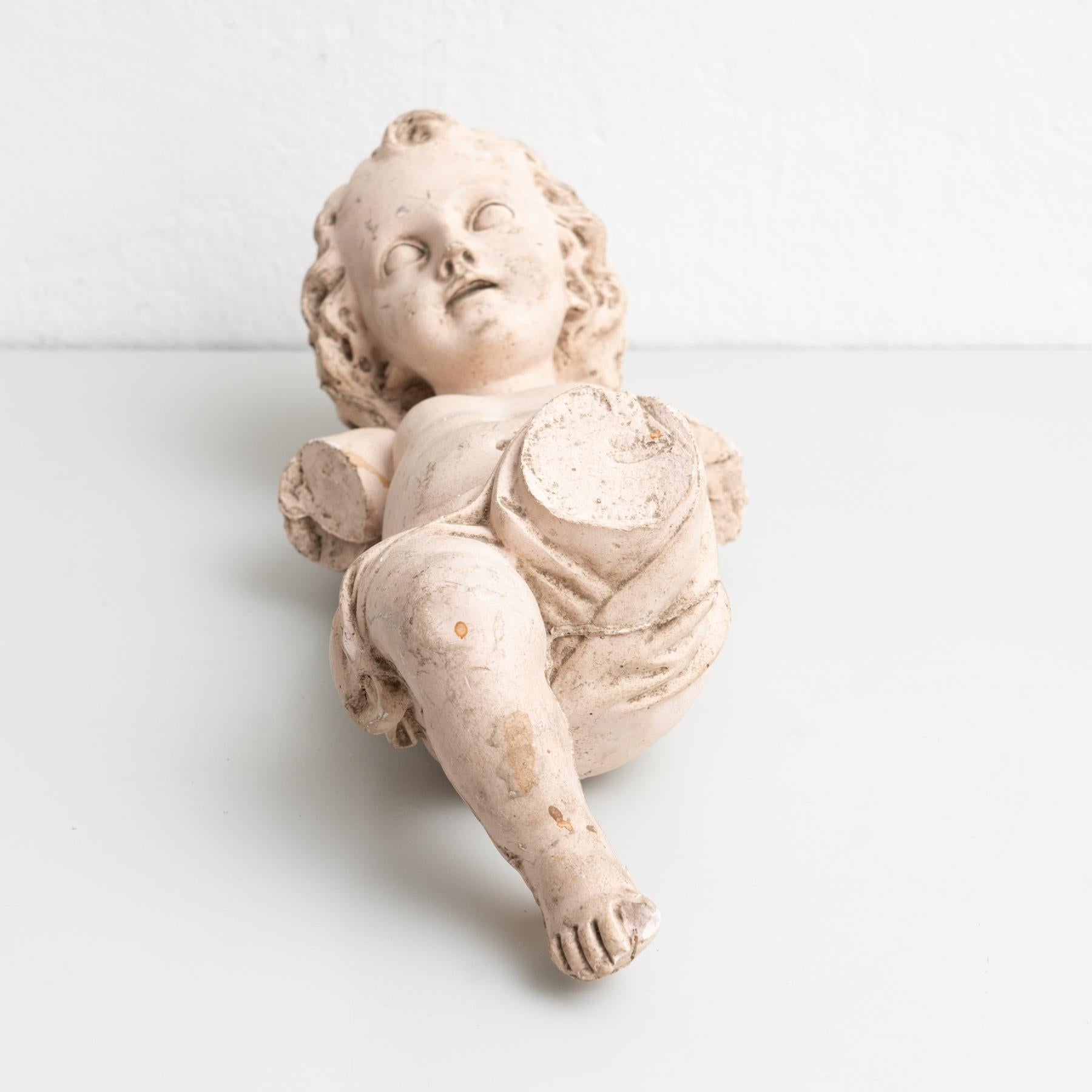 Plaster Religious Baby Jesus Christ Traditional Figure, circa 1950 For Sale 1