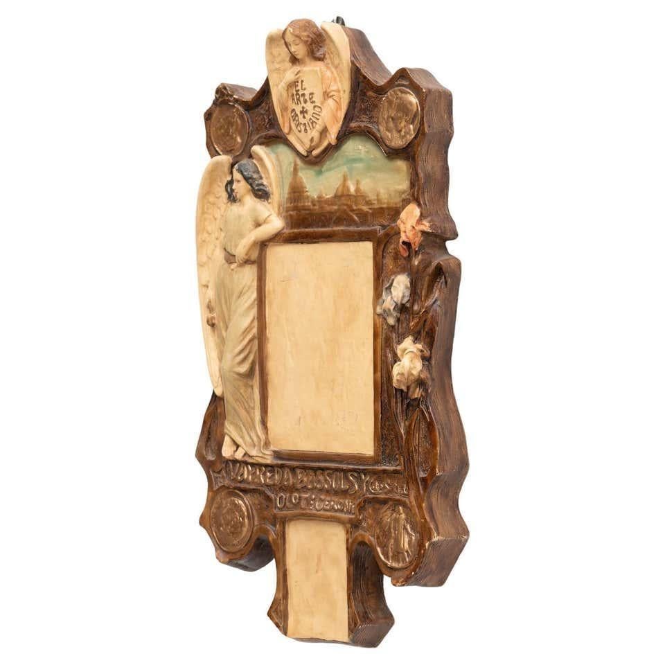 Œuvre d'art traditionnelle religieuse peinte à la main, circa 1950 en vente 7