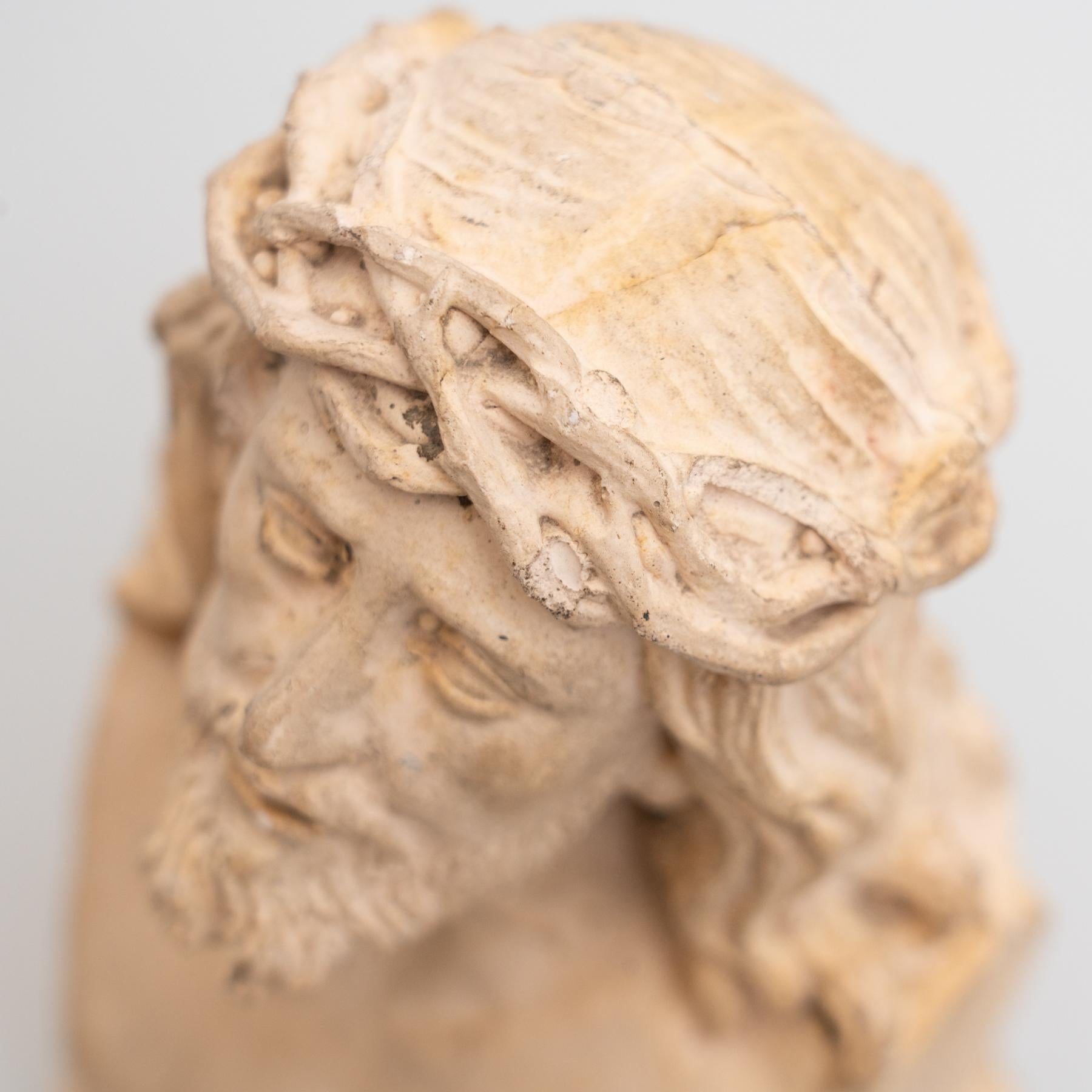 Plaster Religious Jesus Christ Traditional Figure, circa 1950 For Sale 7