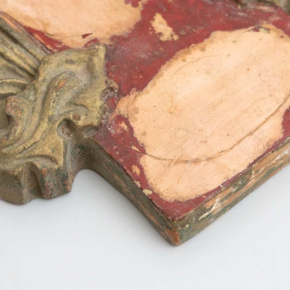 Plaster Religious Traditional Artwork, circa 1950 For Sale 5