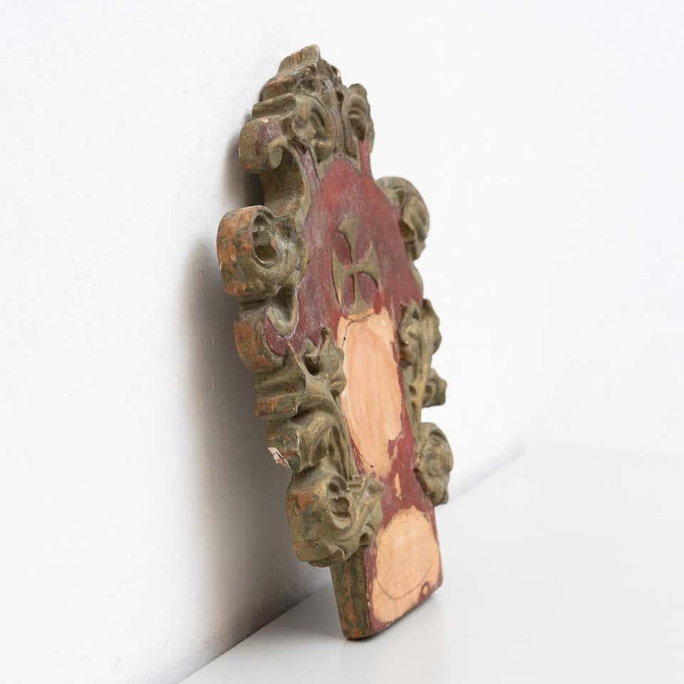 Plaster Religious Traditional Artwork, circa 1950 In Good Condition For Sale In Barcelona, ES