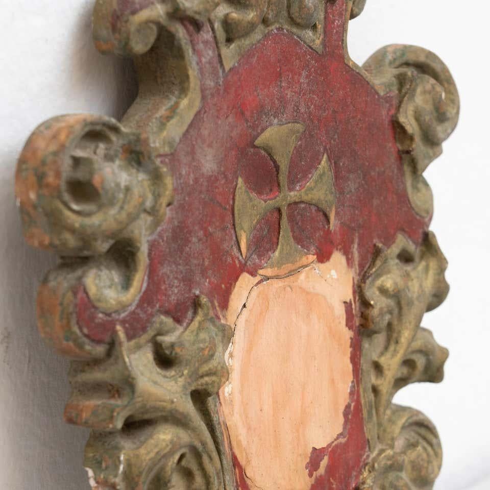 Mid-20th Century Plaster Religious Traditional Artwork, circa 1950 For Sale