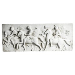 Used Plaster Reproduction of Elgin Marbles Section