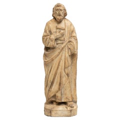 Heilige Figur aus Gips Traditionell, um 1950