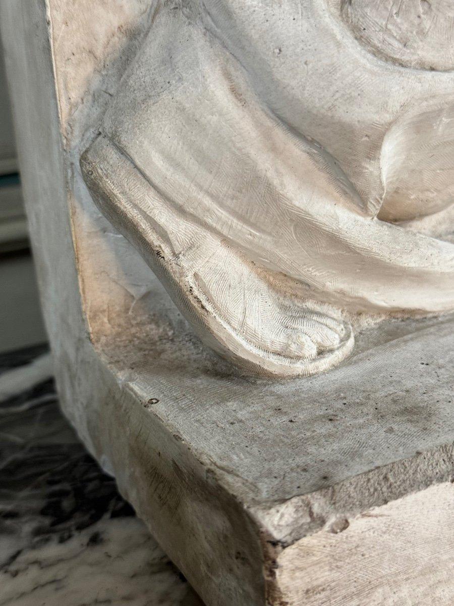 Escultura de escayola, hacia 1900 en Excelente estado para la venta en Honnelles, WHT