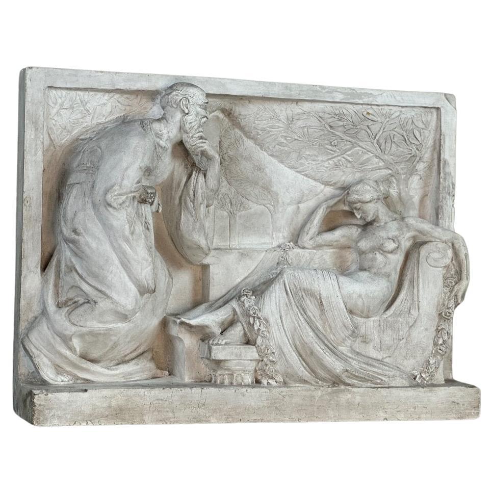 Escultura de escayola, hacia 1900
