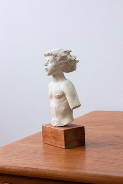 Gips-Skulptur  „Blanzeflor“ des schwedischen Bildhauers Stig Blomberg, Schweden, 1942