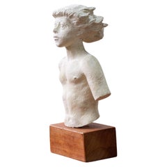 Sculpture en plâtre  "Blanzeflor" du sculpteur suédois Stig Blomberg, Suède, 1942