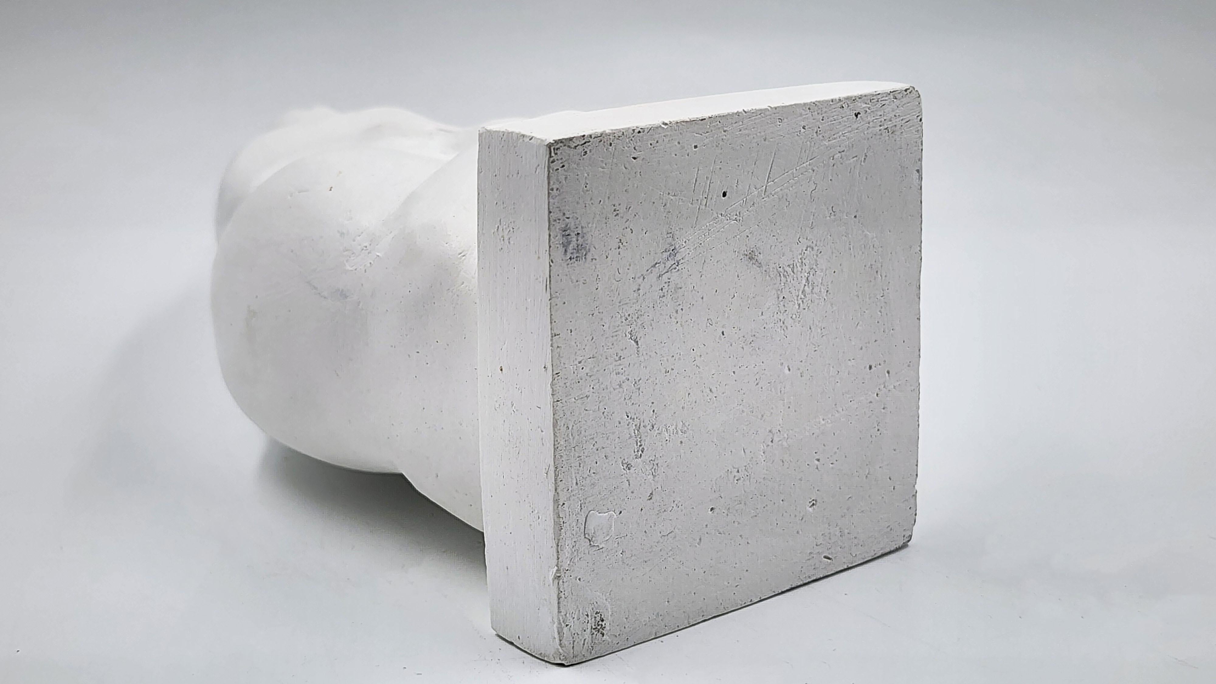 Plaster sculpture by Édouard-Marcel Sandoz titled 