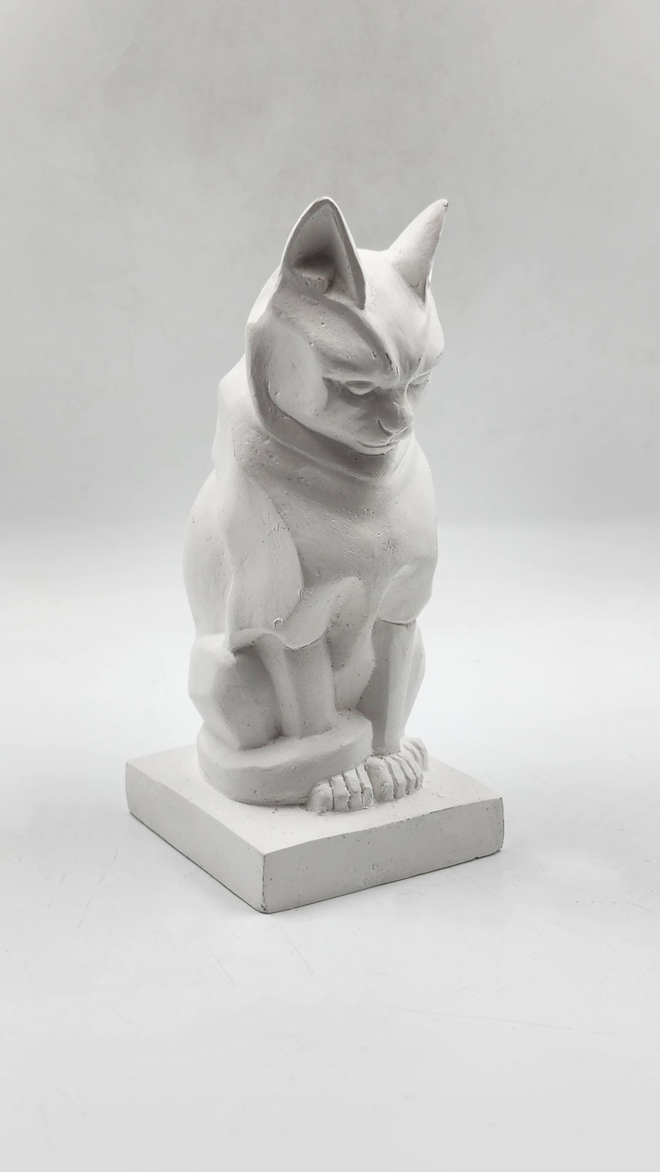 Art Deco Plaster sculpture by Édouard-Marcel Sandoz 
