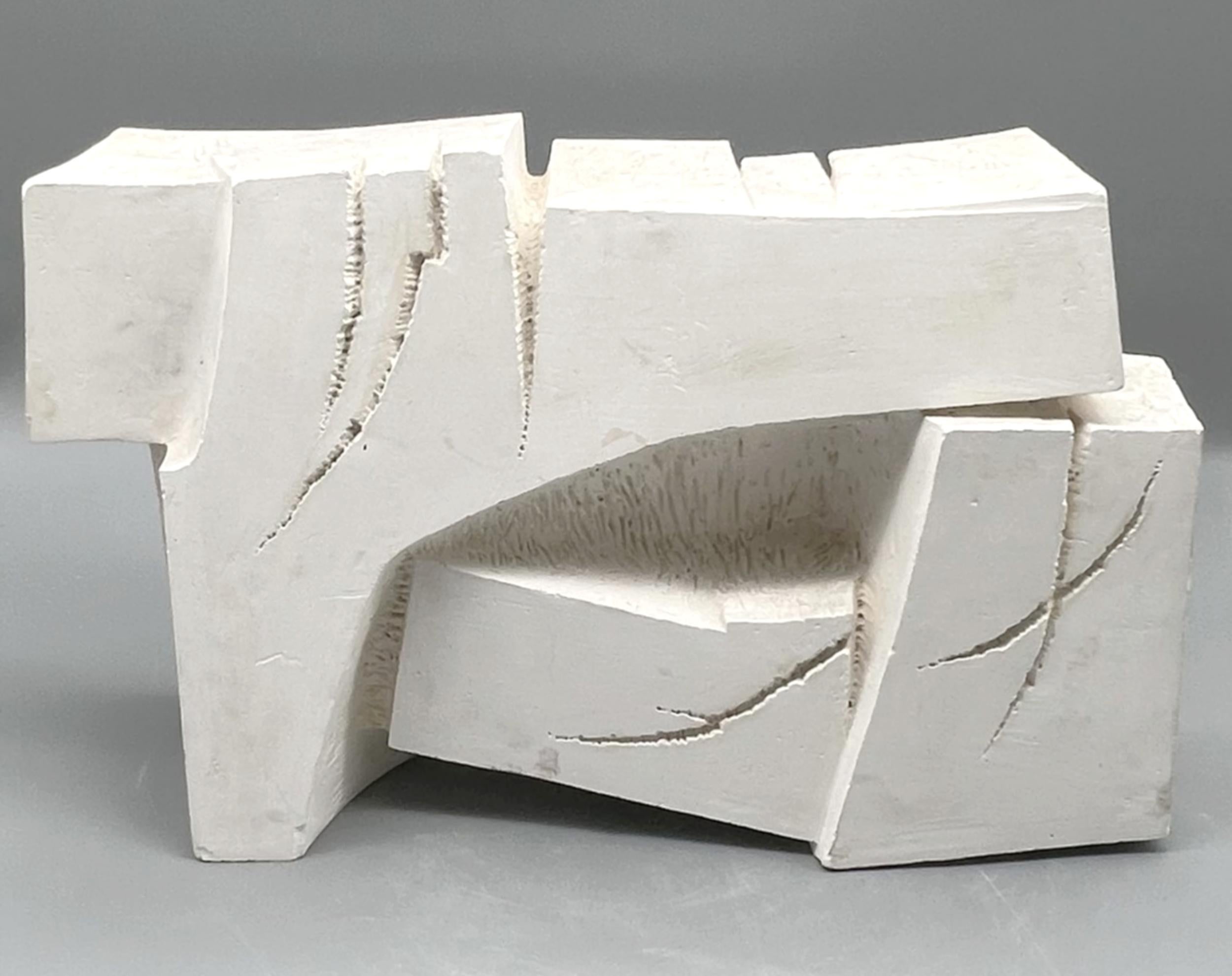 French Plaster sculpture by Michel Lucotte, France, 1961 For Sale