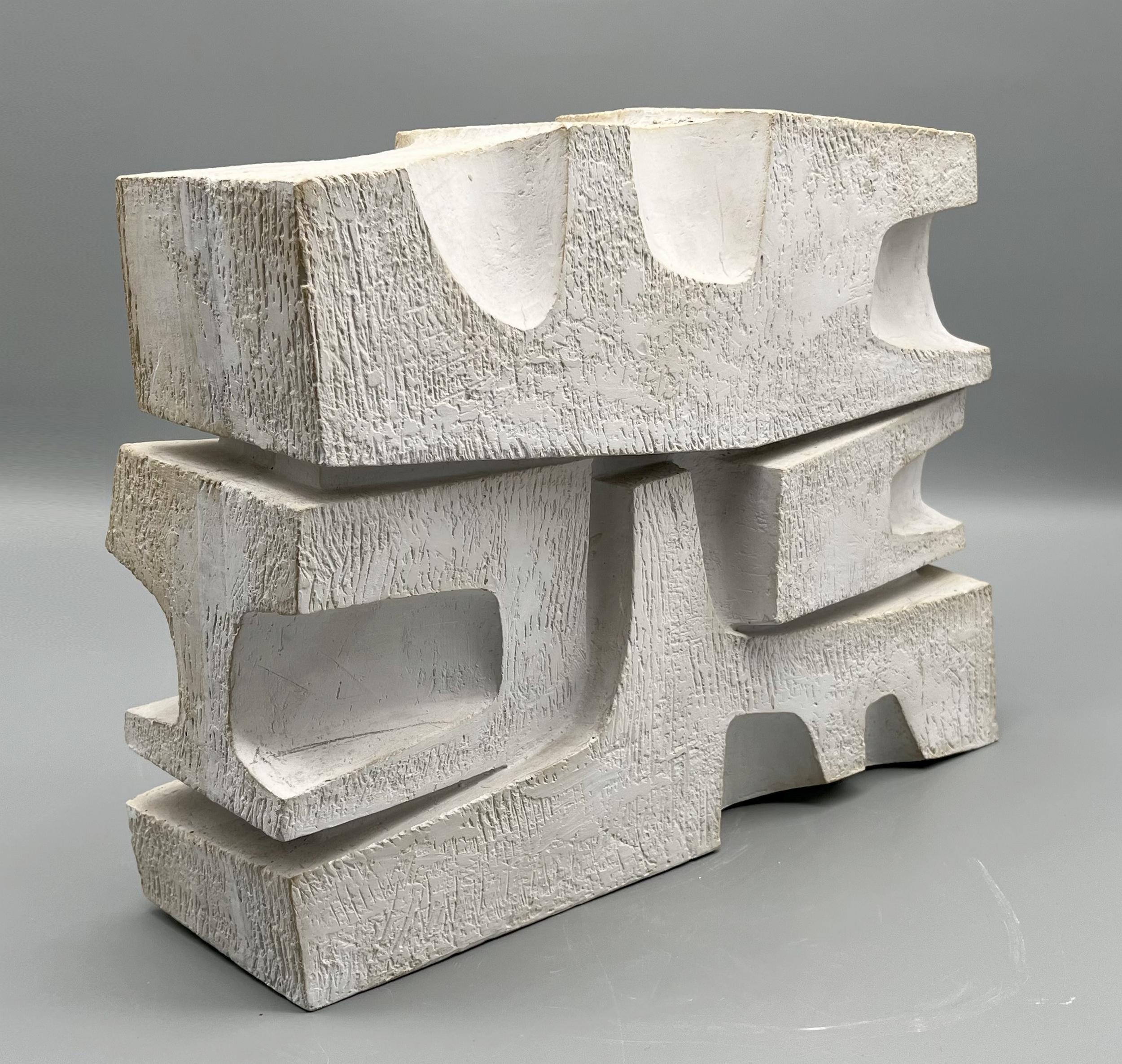 Gipsskulptur von Michel Lucotte, Frankreich, 1961 im Zustand „Gut“ im Angebot in Paris, FR