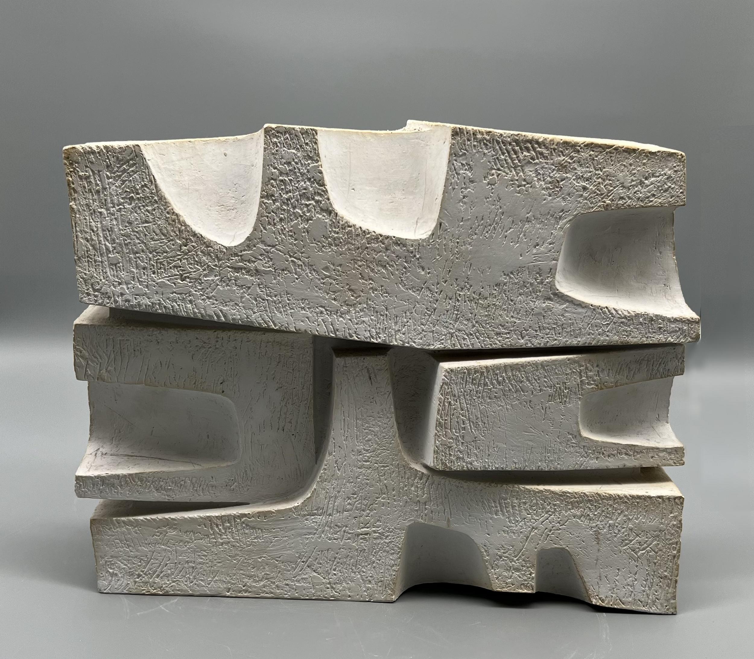 Gipsskulptur von Michel Lucotte, Frankreich, 1961 (Mitte des 20. Jahrhunderts) im Angebot